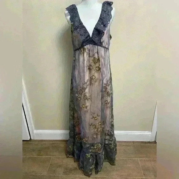 NWT Sundance Embroidered Lace “Cardinal Dress” Medium - Picture 1 of 14